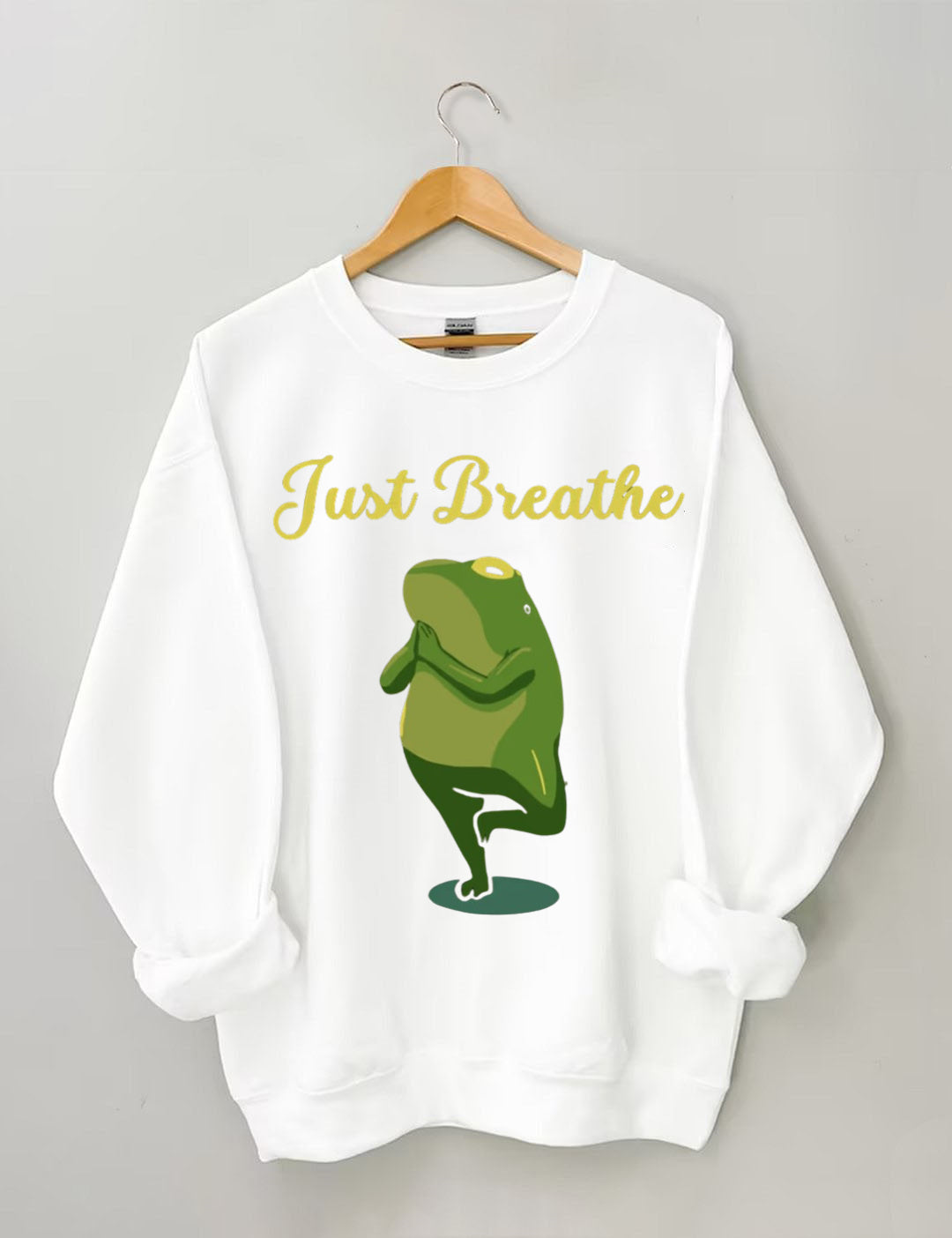 Funny Frog Yoga Gift Meditation Pilates Yoga Sweatshirt