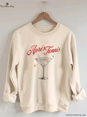 Apres Tennis Martini Cocktail Sweatshirt