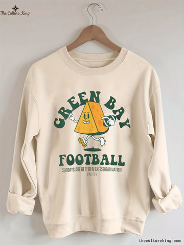 Green Bay Cheesehead Football Sweatshirt