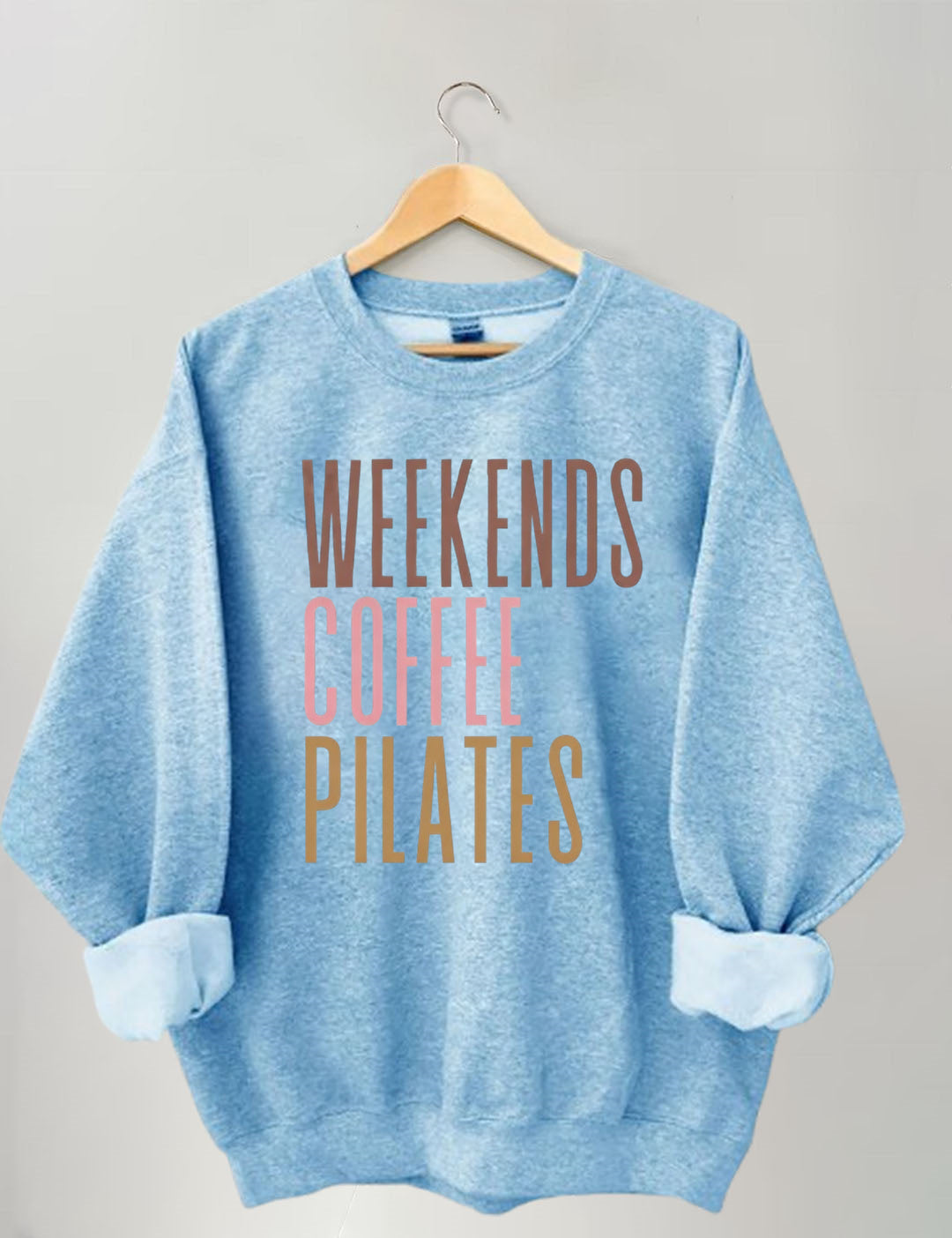Weekends Coffee Pilates Sweatshirt