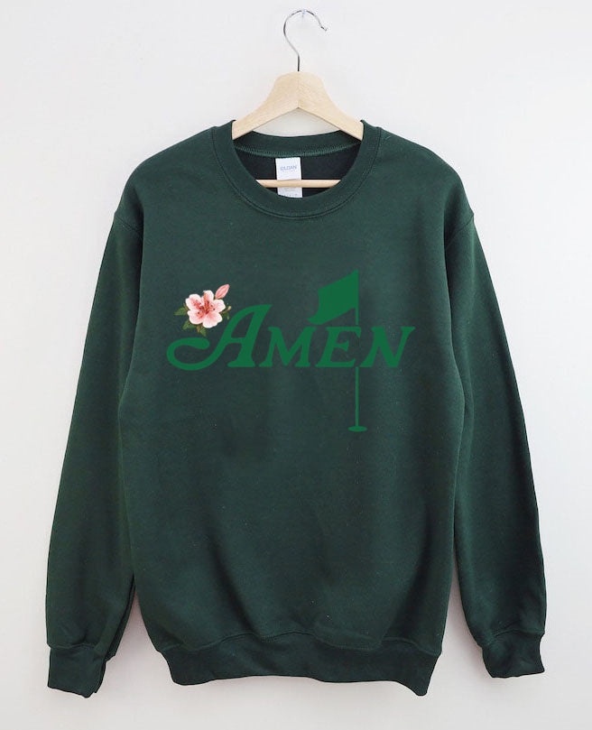 Golf Amen Azalea Pink Golf Tournament Sweatshirt