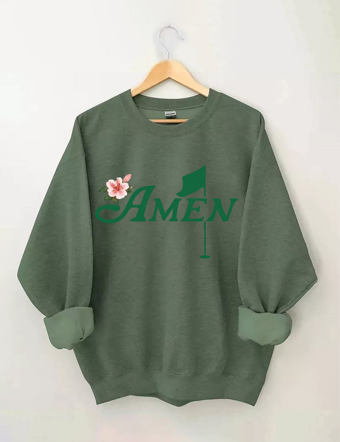 Golf Amen Azalea Pink Golf Tournament Sweatshirt