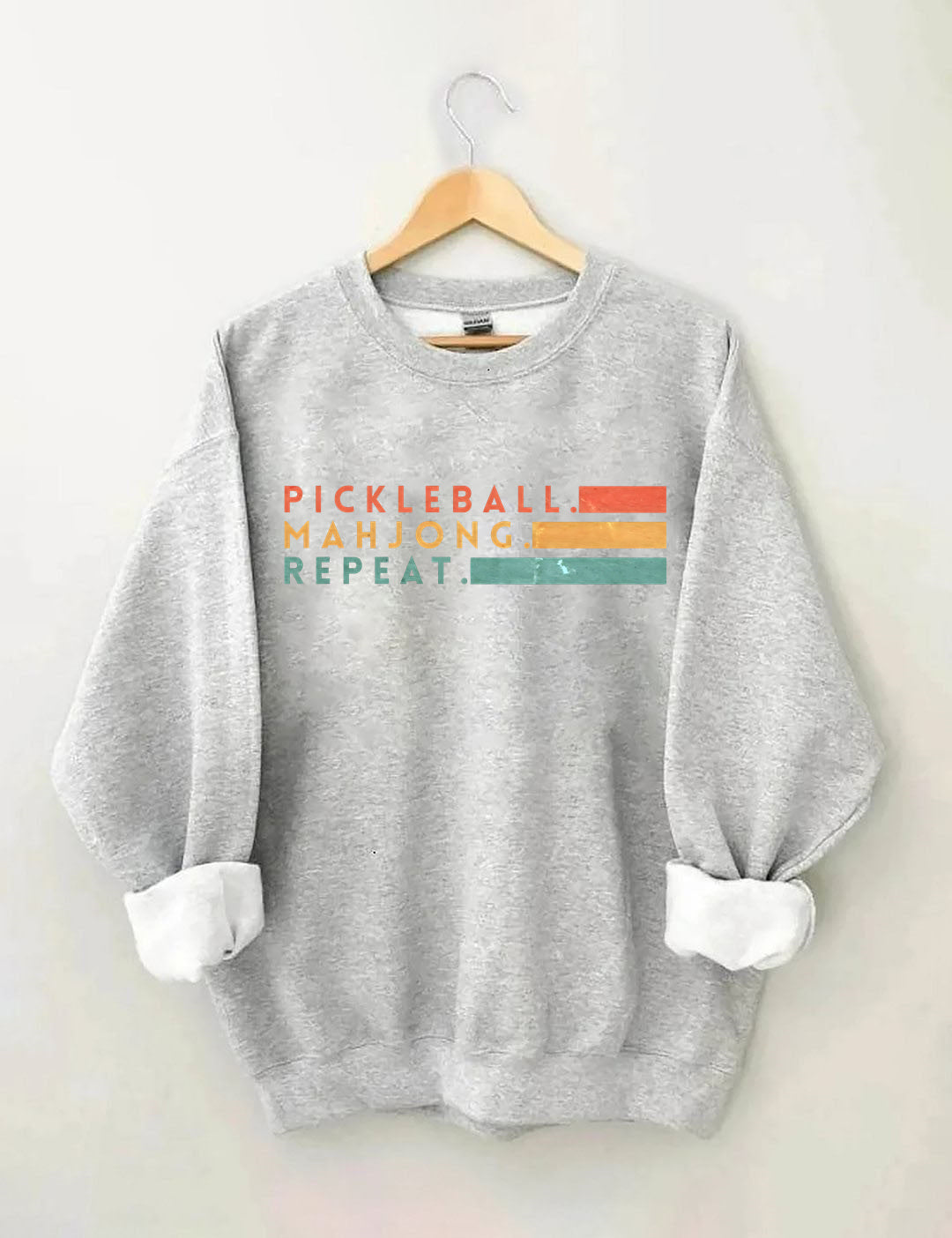 Pickleball Mahjong Repeat Sweatshirt