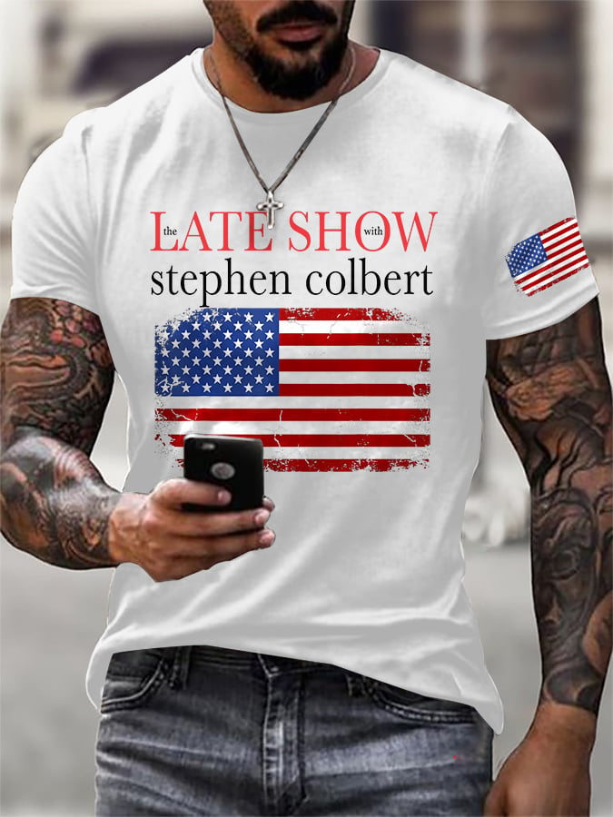 🔥Buy 3 Get 15% Off🔥Men's Retro Last Last Show Print T-Shirt