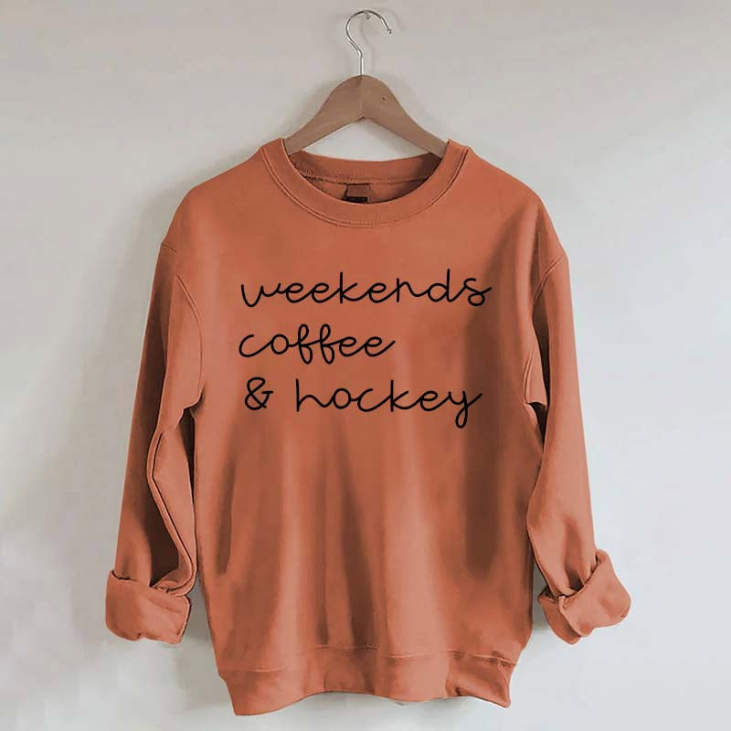 Weekends Coffee Hockey Mom Sweatshirt