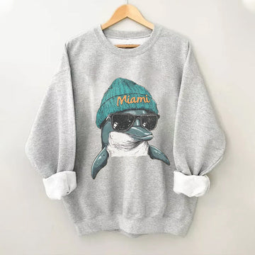 Comfort Colors Miami Football Mascot Sweatshirt