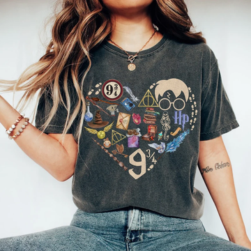 Comfort Colors Witch Heart T-Shirt