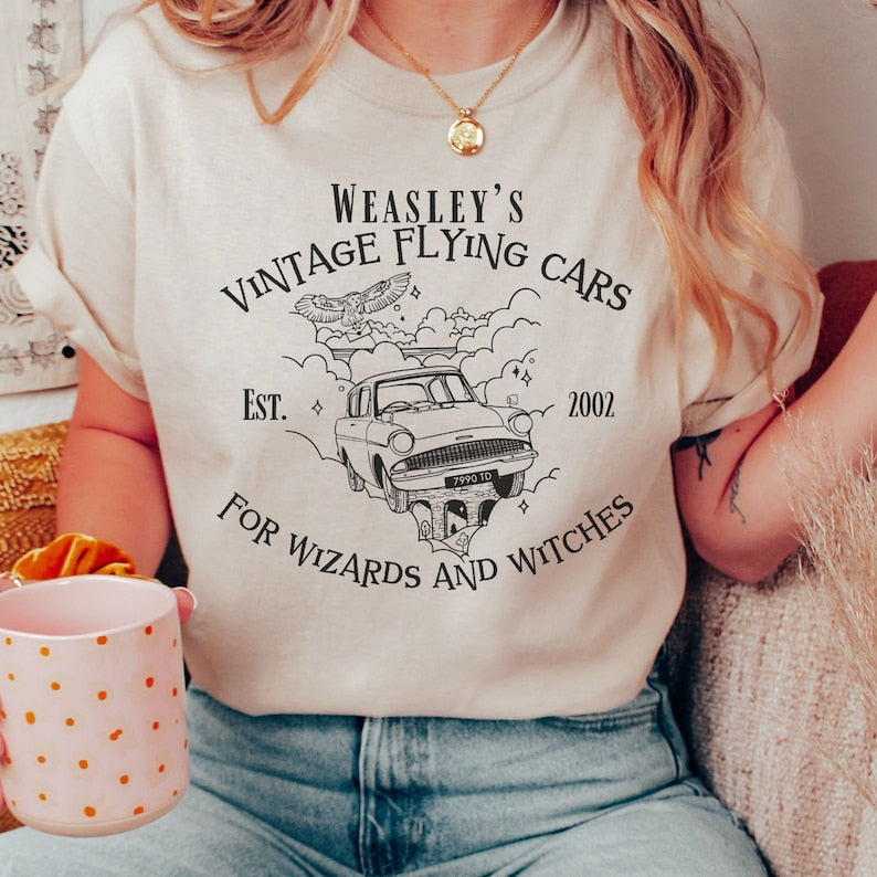 Vintage Flying Cars Unisex T-Shirt