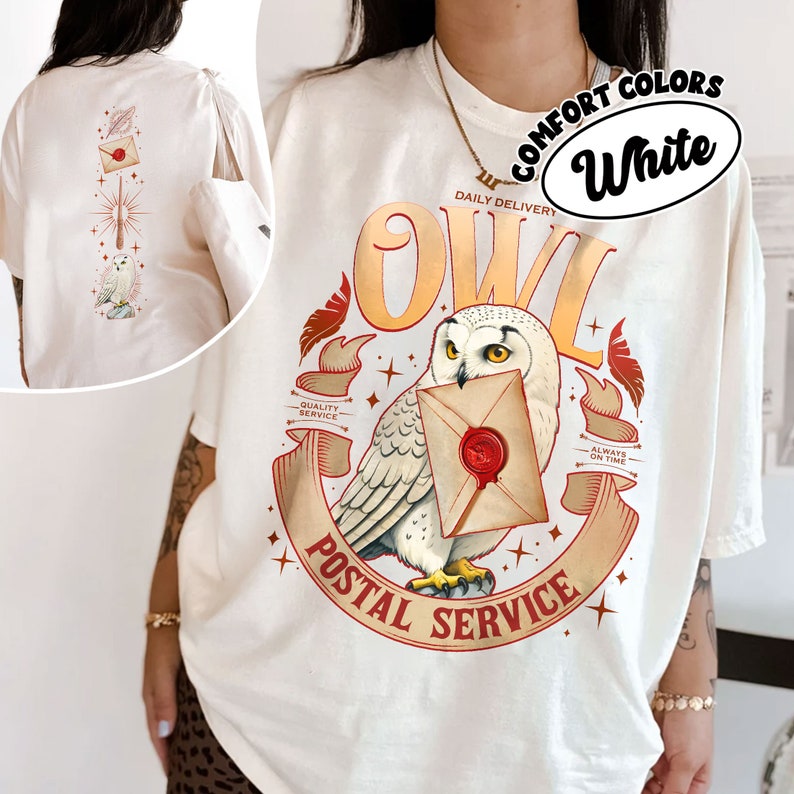 Owl Postal Service Comfort Colors Shirt