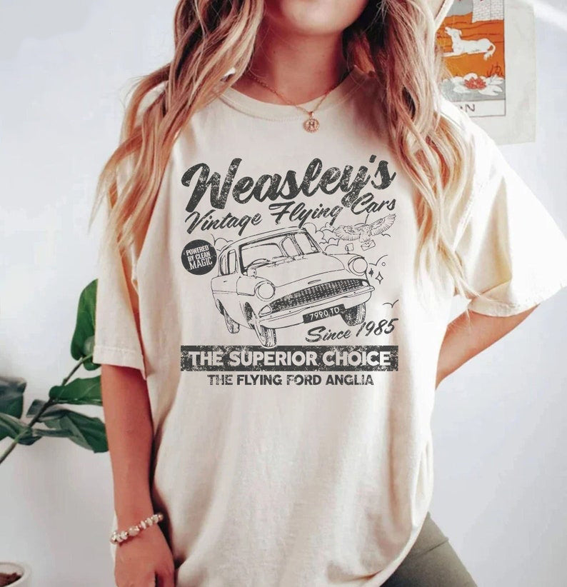 Weasley's Vintage Flying Car Shirt