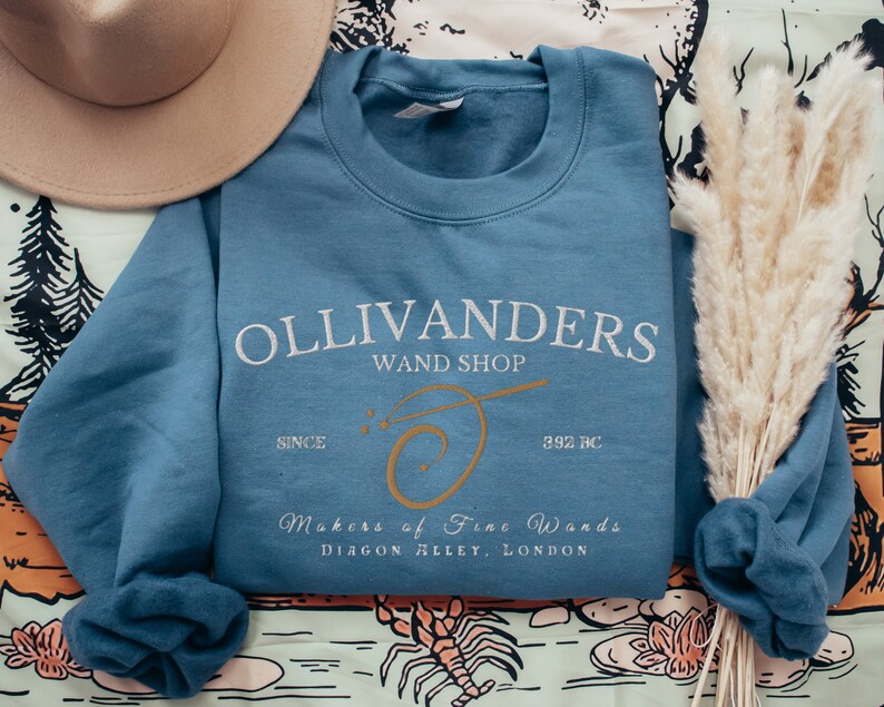 Ollivander's Wand Shop Embroidered Sweatshirt