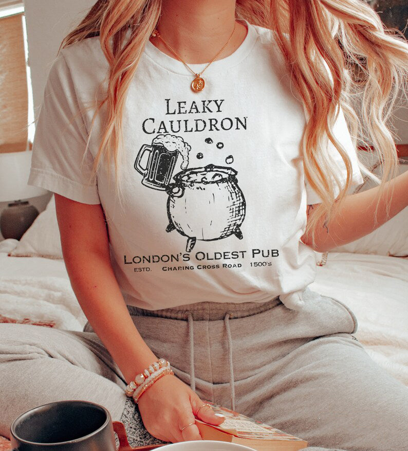 Leaky Cauldron Wizard HP Shirt