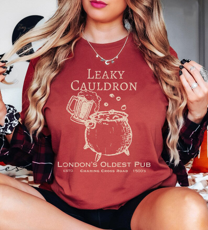 Leaky Cauldron Wizard HP Shirt