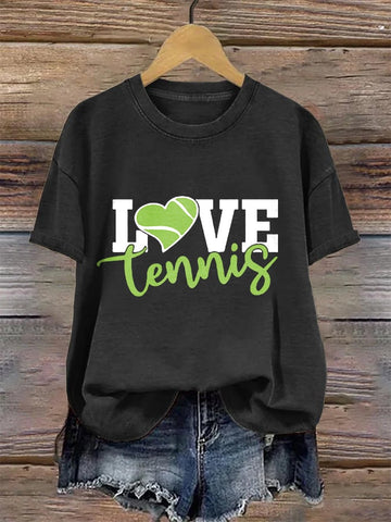 Women's Apres Tennis Print T-shirt
