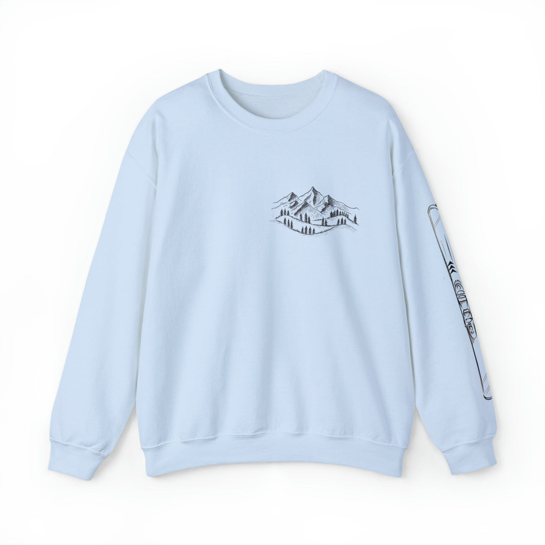 Outdoorsy Lover Prays for Snow，Skiing Sweatshirt